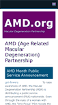 Mobile Screenshot of amd.org